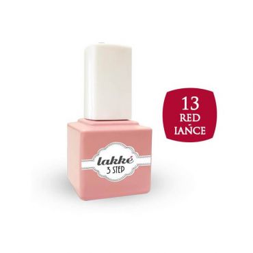 Vernis semi-permanent 13 red lance Lakke' 3-step 7ML
