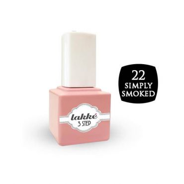 Vernis semi-permanent 22 simply smoked Lakke' 3-step 7ML
