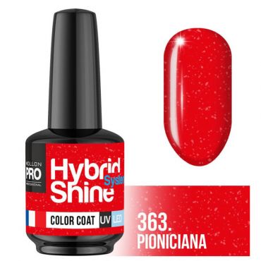 Mini vernis semi-permanent Hybrid Shine Fleur de beauté Mollon Pro n°363 8ML