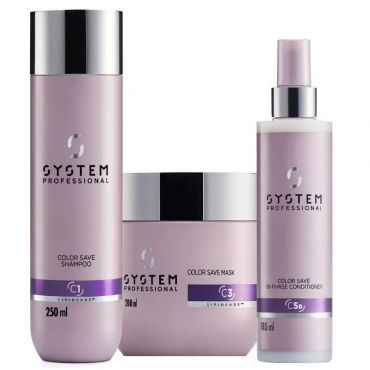 Routine Color Save avec Conditonner biphasé System Professional