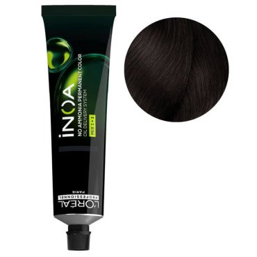Coloration iNOA vegan 4.15 châtain cendré acajou 60ML