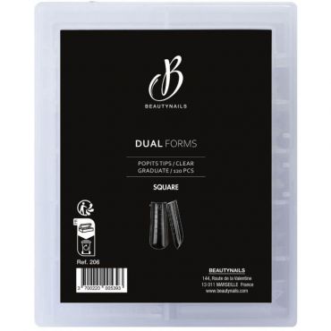 Tips Dual Form square BeautyNails