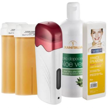 Kit cire épilation peaux normales au miel