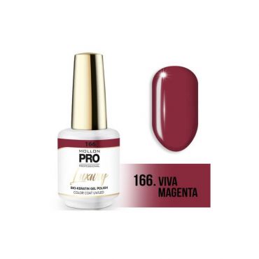 Vernis semi-permanent Luxury n°166 Viva Magenta Mollon Pro 8ML