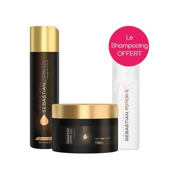 Offre spéciale Dark Oil Sebastian Professional avec le shampooing OFFERT
