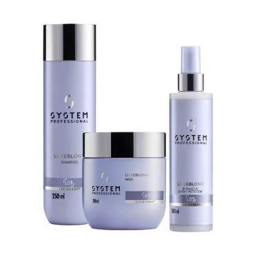 Routine LuxeBlond avec spray System Professional