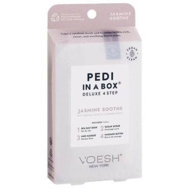 Pedi in Box Deluxe 4 étapes Jasmin soin des pieds Voesh