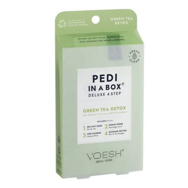 Pedi in Box Deluxe 4 étapes Thé Vert soin des pieds Voesh