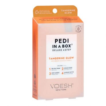 Soin des pieds 4 étapes Mandarine Tangerine Glow Pedi in Box VOESH