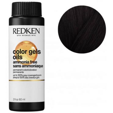 Coloration sans ammoniaque 3NN black coffee Color Gels Oils Redken 60ML