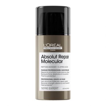 Masque sans rinçage Absolut Repair Molecular L'Oréal Professionnel 100ML