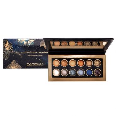Palette 12 fards à paupières baked Parisax