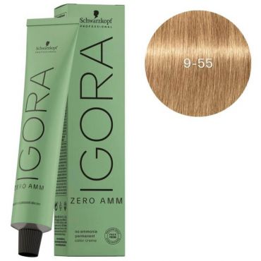 Igora Zéro amm 9-55 blond très clair doré extra Schwarzkopf 60ML