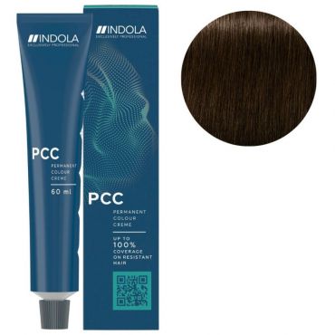 Coloration PCC Intense Coverage 5.0+ châtain clair naturel Indola 60ML