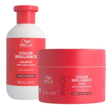 Routine cheveux épais Invigo Color Brilliance Wella
