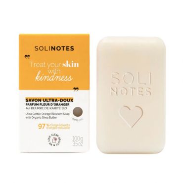 Savon Solide ultra doux Fleur d'Oranger Solinotes 100g