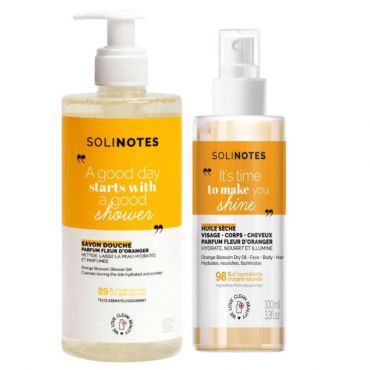 Duo de soins pour le corps Fleur d'Oranger Solinotes