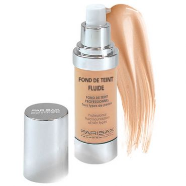 Fond de teint fluide beige rose Parisax