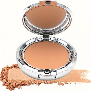 Poudre Compact avec Houpette 2 en 1 Beige Naturel 1 pièce Parisax