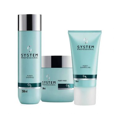 Routine Anti-pelliculaire Derma Purify avec peeling System Professional avec shampooing OFFERT