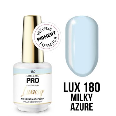 Vernis semi-permanent Luxury n°180 Milky Azuré Mollon