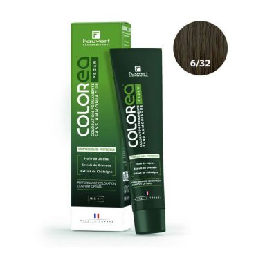 Coloration Colorea Vegan 6/32 blond foncé doré Fauvert Professionnel 100ml