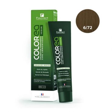 Coloration Colorea Vegan 6/72 marron irise Fauvert Professionnel 100ml