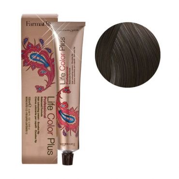 Coloration Life color 6.71/6.81 Blond Foncé Marron Cendré Farmavita 100ml