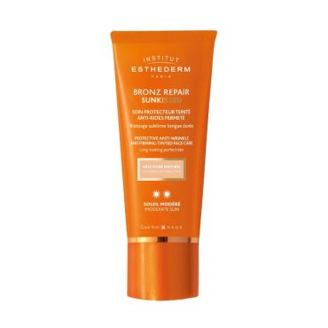 Crème solaire anti-rides Bronz Repair Sunkissed Soleil Modéré Esthederm 50ml