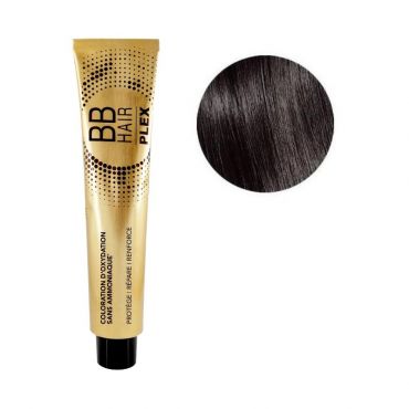 Coloration d'oxydation BBHair Plex sans ammoniaque n°5.1 Châtain Clair Cendré Générik 100ml