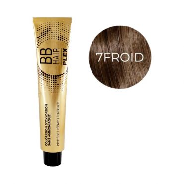 Coloration d'oxydation BBHair Plex sans ammoniaque n°7 BLOND NATUREL FROID Générik 100ml