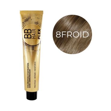 Coloration d'oxydation BBHair Plex sans ammoniaque n°8 BLOND CLAIR NATUREL FROID Générik 100ml