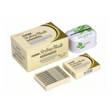 Boîte de 5 Paquets de 10 Lames Feather Regular EX Type