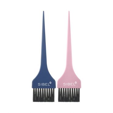 Pinceaux de coloration rose et bleu x2pcs