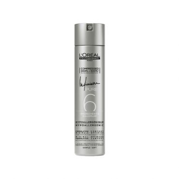 Laque fixation souple Infinium Pure L'Oréal Professionnel 300 ml compressés
