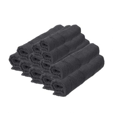 Serviette De Coton Mini Noir Bob Tuo Sibel x12
