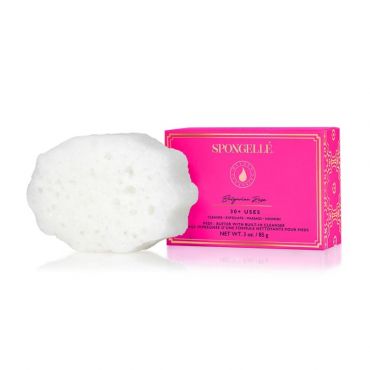 Éponge infusée pedi buffer rose de bulgarie (30+ utilisations) Spongellé 85g