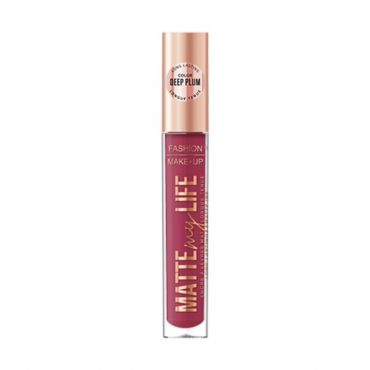 Rouge à lèvre liquide mat Matte My Life n°02 Deep Plum Fashion Make Up