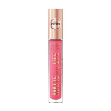 Rouge à lèvre liquide mat Matte My Life n°07 Spicy Rose Fashion Make Up