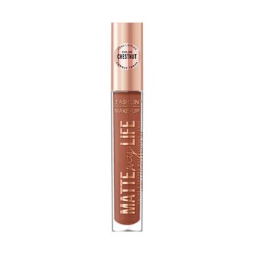 Rouge à lèvre liquide mat Matte My Life n°11 Chestnut Fashion Make Up
