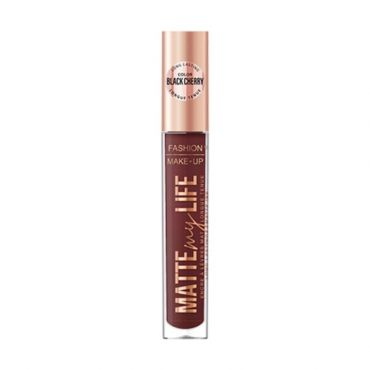 Rouge à lèvre liquide mat Matte My Life n°12 Black cherry Fashion Make Up