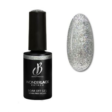 Semi permanent Wonderlack Hema Free Pure Silver Precious Metal Beautynails 6ML