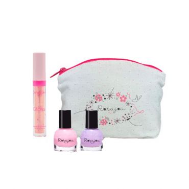 Trousse Gloss Ballerine et 2 vernis Rosajou