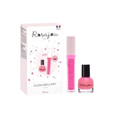 Duo Gloss vernis assorti Rubis Rosajou