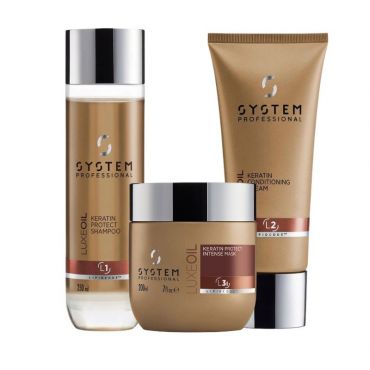 Routine cheveux épais LuxeOil System Professional avec shampooing OFFERT
