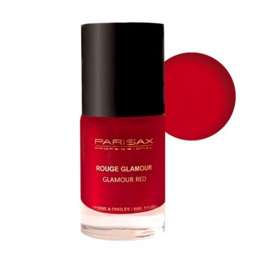 Vernis à ongles rouge glamour Parisax