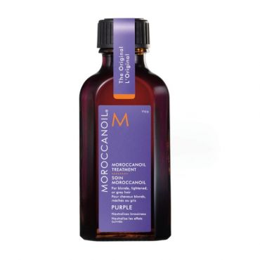 Soin Purple huile correctrice cheveux blond Moroccanoil 50ml