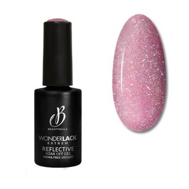 Semi permanent Wonderlack Hema Free Pink reflective BeautyNails 8ML