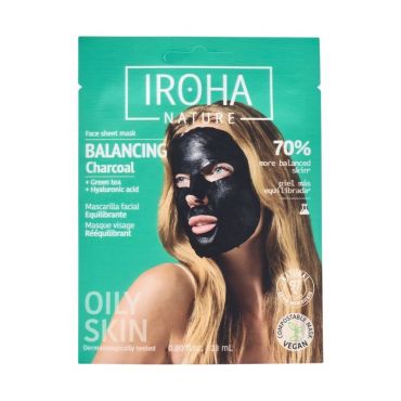 Masque visage tissu détox IROHA
