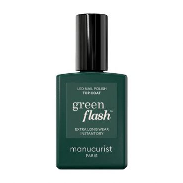 Top Coat semi-permanent LED Green Flash Manucurist 15ml